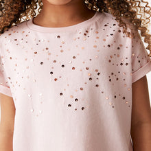 Load image into Gallery viewer, Pink Sequin T-Shirt (3-12yrs)
