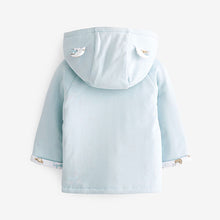 Load image into Gallery viewer, Blue Lightweight Jersey Baby Jacket (0mths-18mths)

