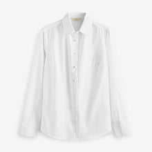 Load image into Gallery viewer, White Fitted Cotton Formal Shirt
