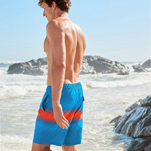 Load image into Gallery viewer, Blue Orange Ombre Boardshorts
