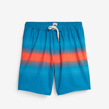 Load image into Gallery viewer, Blue Orange Ombre Boardshorts
