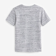 Load image into Gallery viewer, Grey Textured Stag Embroidered Short Sleeve T-Shirt (3-12yrs)
