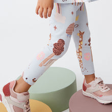 Load image into Gallery viewer, Pale Blue Unicorn Leggings (3mths-6yrs)
