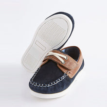 Load image into Gallery viewer, Navy Blue Navy Blue Espadrille Shoes (Younger Boys)
