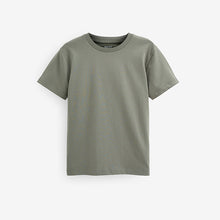 Load image into Gallery viewer, Khaki Green Short Sleeve T-Shirt (3-12yrs)
