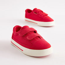 Load image into Gallery viewer, Red Strap Touch Fastening Shoes (Younger Boys)
