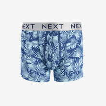 Load image into Gallery viewer, Blue Floral 8 Pack A-Front Boxers
