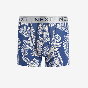 Blue Floral 8 Pack A-Front Boxers