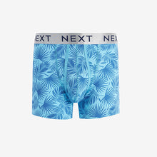 Load image into Gallery viewer, Blue Floral 8 Pack A-Front Boxers
