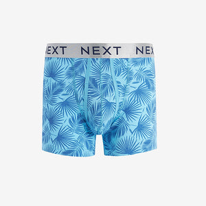 Blue Floral 8 Pack A-Front Boxers