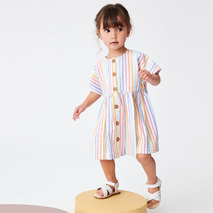 Rainbow Stripe Relaxed Dress (3mths-6yrs)