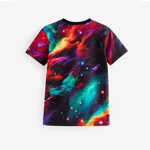 Space Galaxie All-Over Print Short Sleeve T-Shirt (5-12yrs)