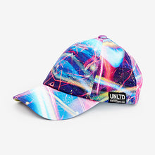 Load image into Gallery viewer, Purple Glitch Print Cap (3-13yrs)
