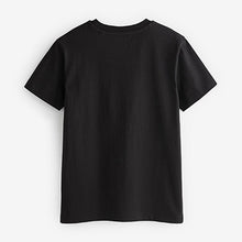 Load image into Gallery viewer, Black Short Sleeve T-Shirt (3-12yrs)
