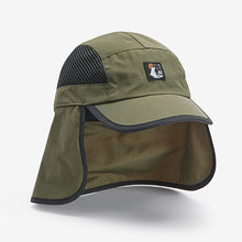 Load image into Gallery viewer, Khaki Green Legionnaire Mesh Hat (1-13yrs)

