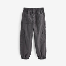 Load image into Gallery viewer, Charcoal Parachute Cargo Cuffed Trousers (3-12yrs)
