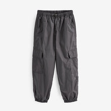 Load image into Gallery viewer, Charcoal Parachute Cargo Cuffed Trousers (3-12yrs)
