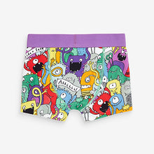 Load image into Gallery viewer, Monter Print Trunks 5 Pack (2-10yrs)
