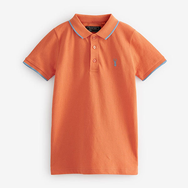 Orange Short Sleeve Polo Shirt (3-12yrs)