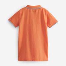Load image into Gallery viewer, Orange Short Sleeve Polo Shirt (3-12yrs)
