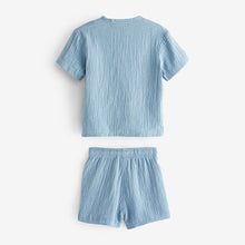 Load image into Gallery viewer, Blue Blue Shirt and Shorts Set (6mths-6yrs)
