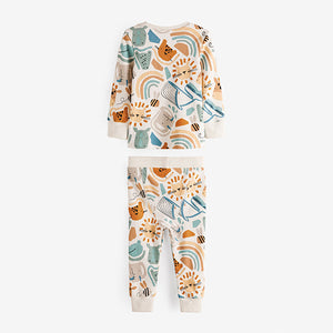 Blue/Rush Safari Animals Snuggle Pyjamas 3 Pack (9mths-6yrs)