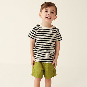 Monochrome Short Sleeve T-Shirt Set 4 Pack (3mths-6yrs)