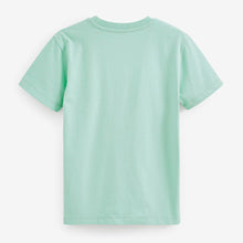 Load image into Gallery viewer, Green Mint Regular Fit Short Sleeve T-Shirt (3-12yrs)
