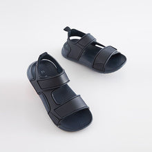 Load image into Gallery viewer, Navy Blue EVA Sandals (Younger Boys)
