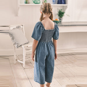 Blue Denim Jumpsuit (3-12yrs)