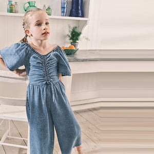 Blue Denim Jumpsuit (3-12yrs)