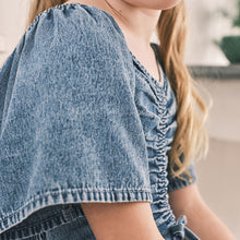 Load image into Gallery viewer, Blue Denim Jumpsuit (3-12yrs)
