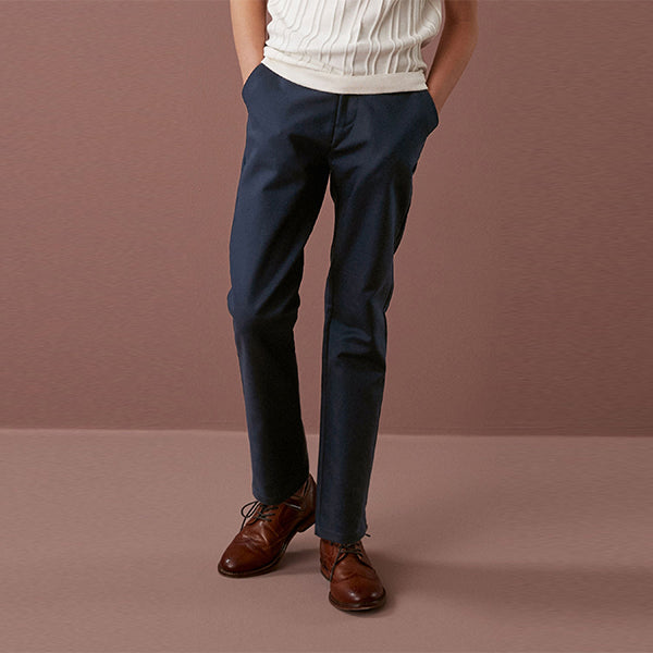 Navy Blue Premium Chino Trousers (3-12yrs)