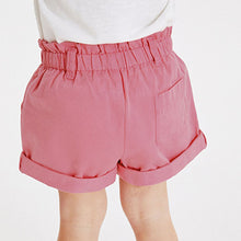 Load image into Gallery viewer, Pink Chino Tie Belt Shorts (3mths-6yrs)

