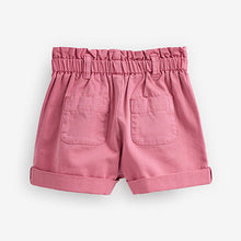 Load image into Gallery viewer, Pink Chino Tie Belt Shorts (3mths-6yrs)
