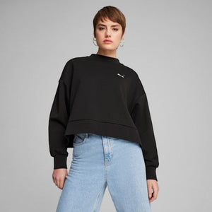 CLAS.Oversized Crew Blk