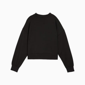 CLAS.Oversized Crew Blk