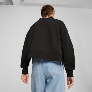 CLAS.Oversized Crew Blk