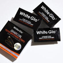 Load image into Gallery viewer, White Glo Charcoal Deep Stain Remover Strips 7 Treatments
