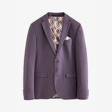 Load image into Gallery viewer, Lilac Purple Motion Flex Stretch Suit Jacket
