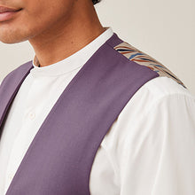 Load image into Gallery viewer, Lilac Purple Motion Flex Stretch Waistcoat
