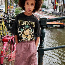 Load image into Gallery viewer, Charcoal Grey Oversized Graphic T-Shirt (6yrs)
