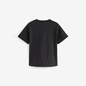 Charcoal Grey Oversized Graphic T-Shirt (6yrs)