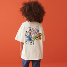 Load image into Gallery viewer, Ecru White Bears Oversized Graphic T-Shirt (3-12yrs)
