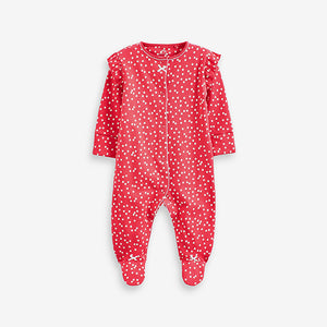 Red/Blue Baby Sleepsuit 4 Pack (0-18mths)