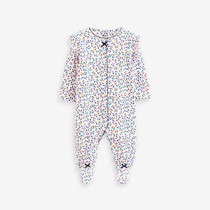 Red/Blue Baby Sleepsuit 4 Pack (0-18mths)