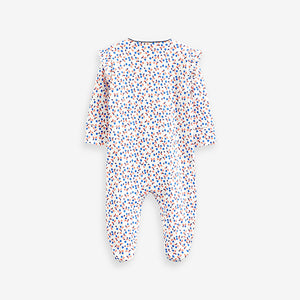 Red/Blue Baby Sleepsuit 4 Pack (0-18mths)