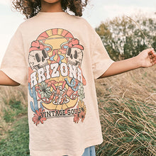 Load image into Gallery viewer, Cream Western Oversized Graphic T-Shirt (3-12yrs)
