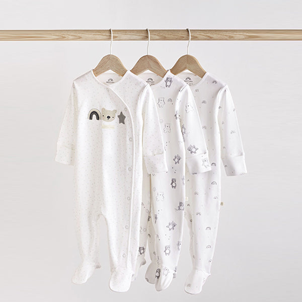 Monochrome sleepsuits hot sale