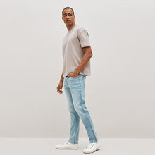 Load image into Gallery viewer, Bleach Blue Slim Fit Soft Touch Stretch Jeans
